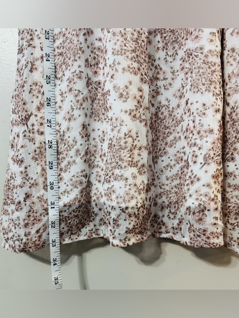 Altarβd State Floral Babydoll Dress Size M Boho Cottagecore - Picture 5 of 8